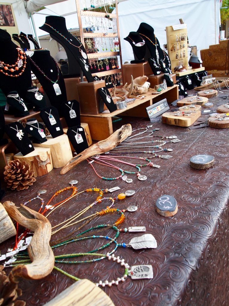 My booth at woodland park