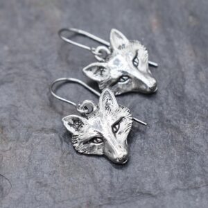Fox Head Earrings