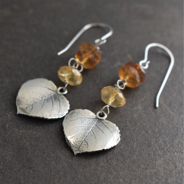 Aspen Leaf Earrings