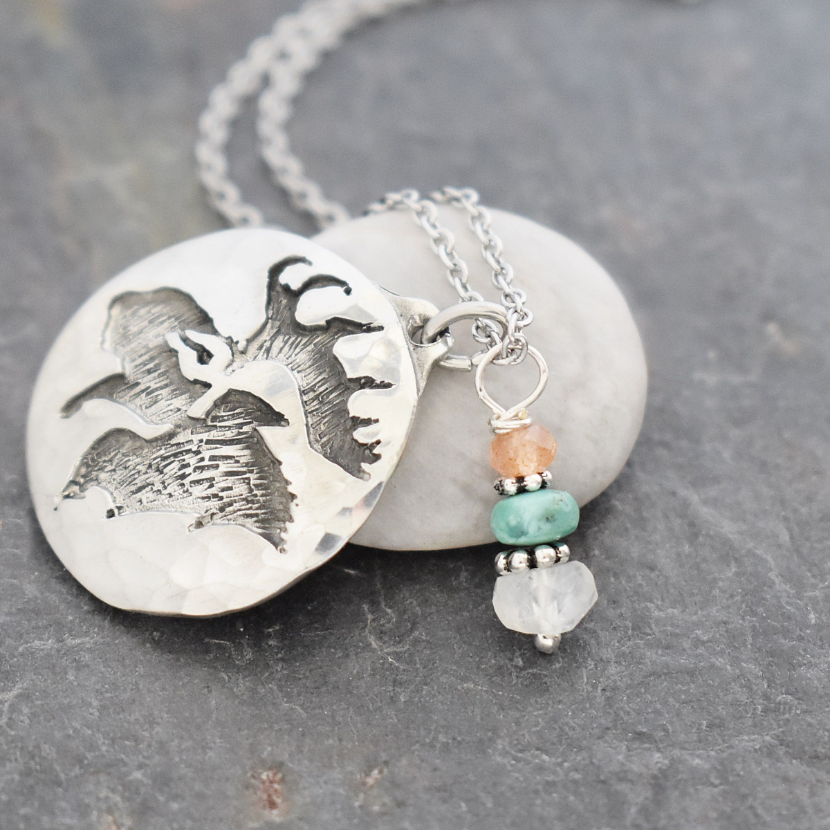 Moose head necklace