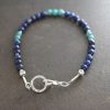 Lapis and Turquoise gemstone bracelet