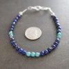 Lapis and Turquoise gemstone bracelet
