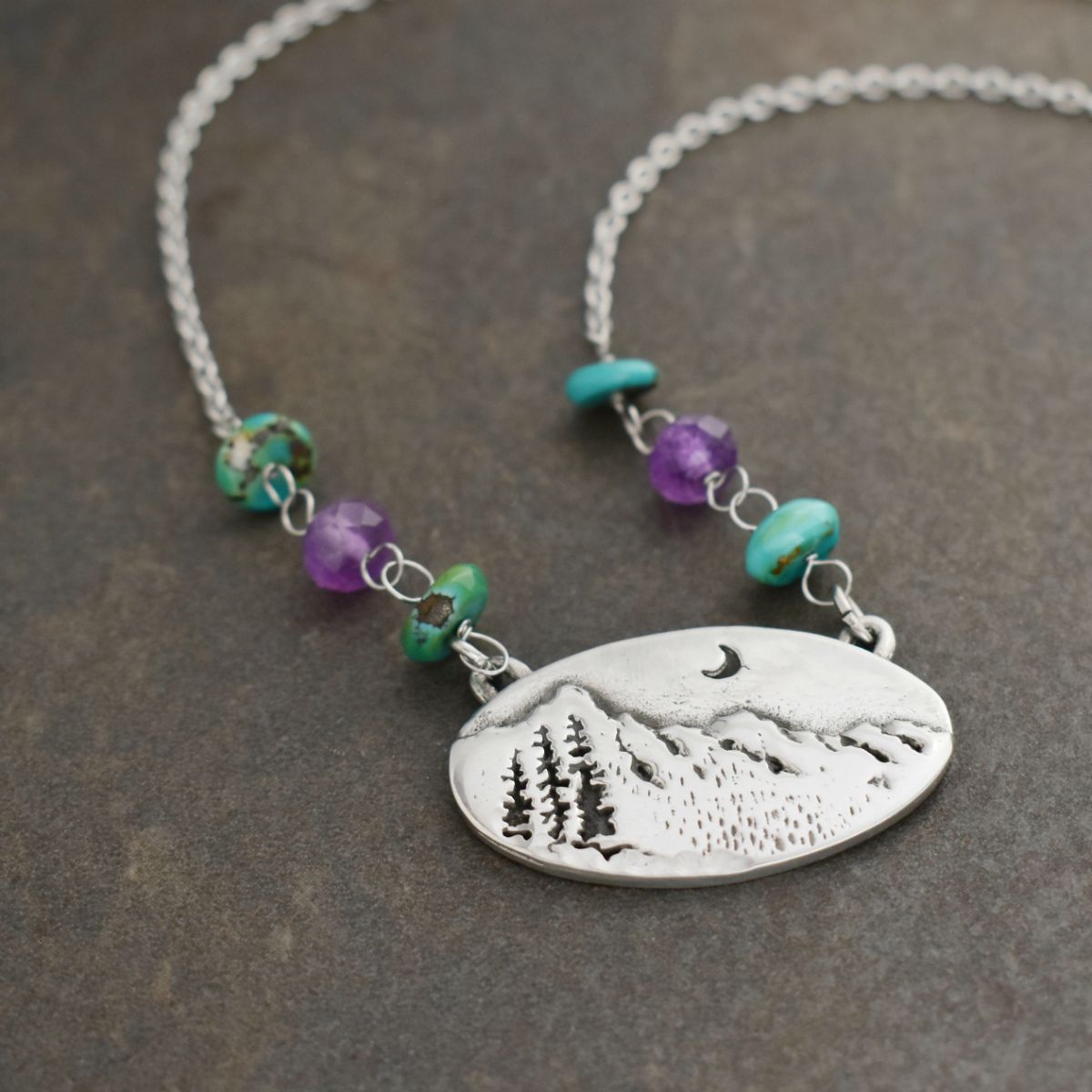 Oval Mountain Necklace Oval Mountain Necklace