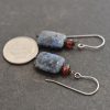 Garnet & Dumorterite Earrings (6)