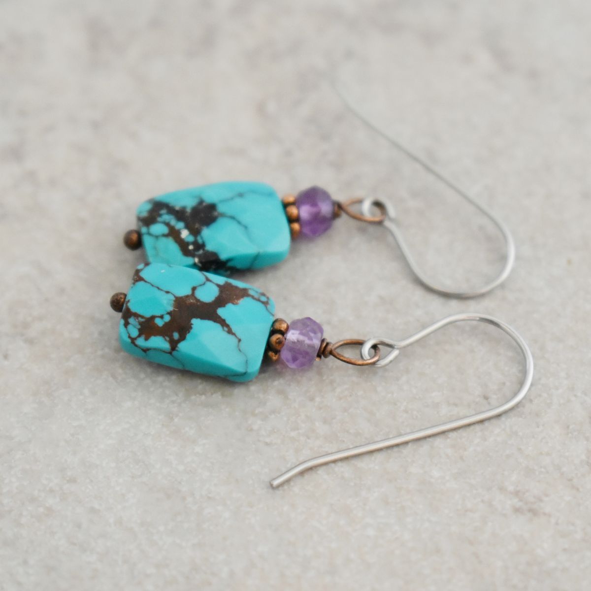 Small turquoise earrings Small turquoise earrings
