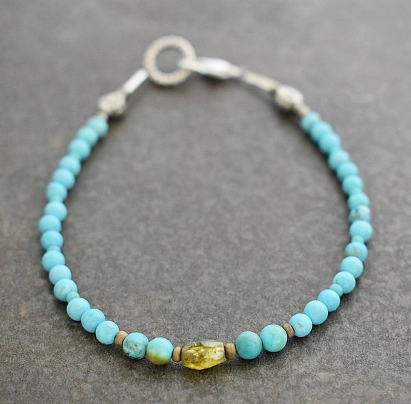 Beaded Turquoise Bracelet