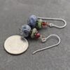 Garnet , Turquoise & Sodalite Earrings (3) – Copy_result