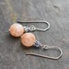 Iolite and sunstone coin earrings (4)