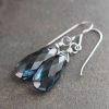 London Blue Topaz Quartz Drop Earrings