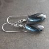 London Blue Topaz Quartz Drop Earrings