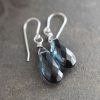 London Blue Topaz Quartz Drop Earrings