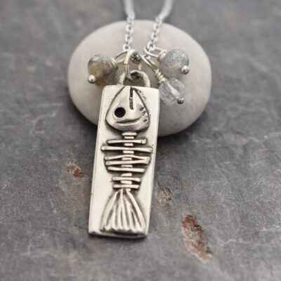 Fish bone necklace Fish bone necklace