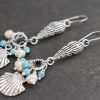 Mermaid Seashell Earrings
