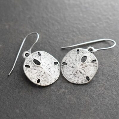 Sand dollar earrings