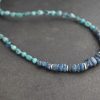 Beaded Turquoise & blue Kyanite Necklace