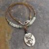Beaded whitetail head necklace (3)