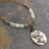 Beaded whitetail head necklace (4)