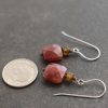Tourmaline and Muscovite Earrings