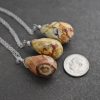 Picture Jasper Drop Necklace
