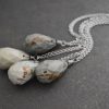 Picture Jasper Drop Necklace