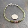 Peridot and pink tourmaline bracelet (5) Peridot and pink tourmaline bracelet (5)