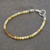 Yellow opal & Tourmaline Bracelet