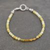 Yellow opal & Tourmaline Bracelet