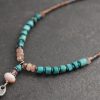 Beaded Flying Ducks Necklace