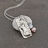 Silver cottontail rabbit necklace Silver cottontail rabbit necklace
