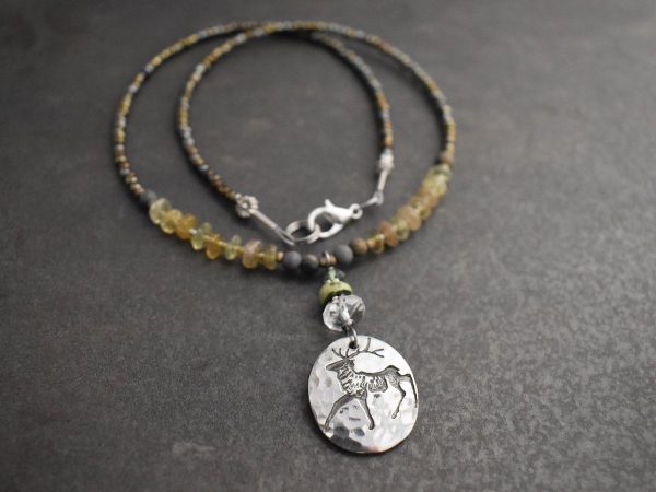 Beaded Elk Necklace