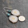 Elk Antler & turquoise earrings (1) Elk Antler & turquoise earrings (1)