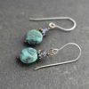 Iolite and Turquoise Earrings
