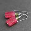 Peridot & Ruby Jade Earrings