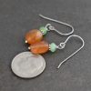 Chrysoprase & Carnelian Earrings