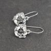 English rose earrings