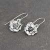 rose earrings
