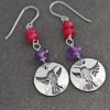 Hummingbird Gemstone Earrings