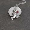 Silver hummingbird Necklace