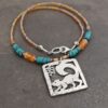 Beaded Squirrel Necklace (4)