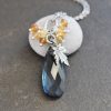 Sugar Maple Gemstone Drop Necklace