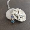 Oval duck with iolite, smoky quartz, Turquoise (3) Oval duck with iolite, smoky quartz, Turquoise (3)