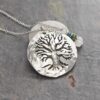 Oak tree with turquoise and moonstone necklace (2)