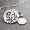 Oak tree with turquoise and moonstone necklace (5)