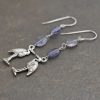 Long Heron earrings