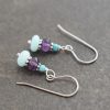 Turquoise, Amethyst , Blue Opal Earrings (3)