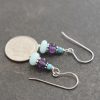 Turquoise, Amethyst , Blue Opal Earrings (4)