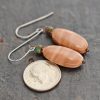 Turquoise & Peach Jasper earrings (5)