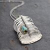 Big Turkey feather Necklace