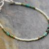 Dainty emerald and mint sb Barcelet (2)