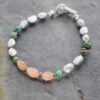 Pearl, Turquoise, Moonstone Bracelet Pearl, Turquoise, Moonstone Bracelet